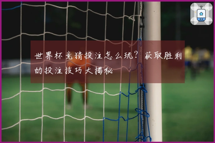 世界杯竞猜投注怎么玩？获取胜利的投注技巧大揭秘